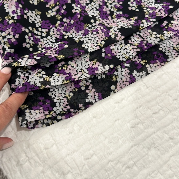 ECI New York Halter Neck Tiered Ruffle Front U Back Lined Top - Picture 10 of 12